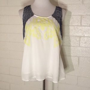 SKIES ARE BLUE Sleeveless Top Size XL